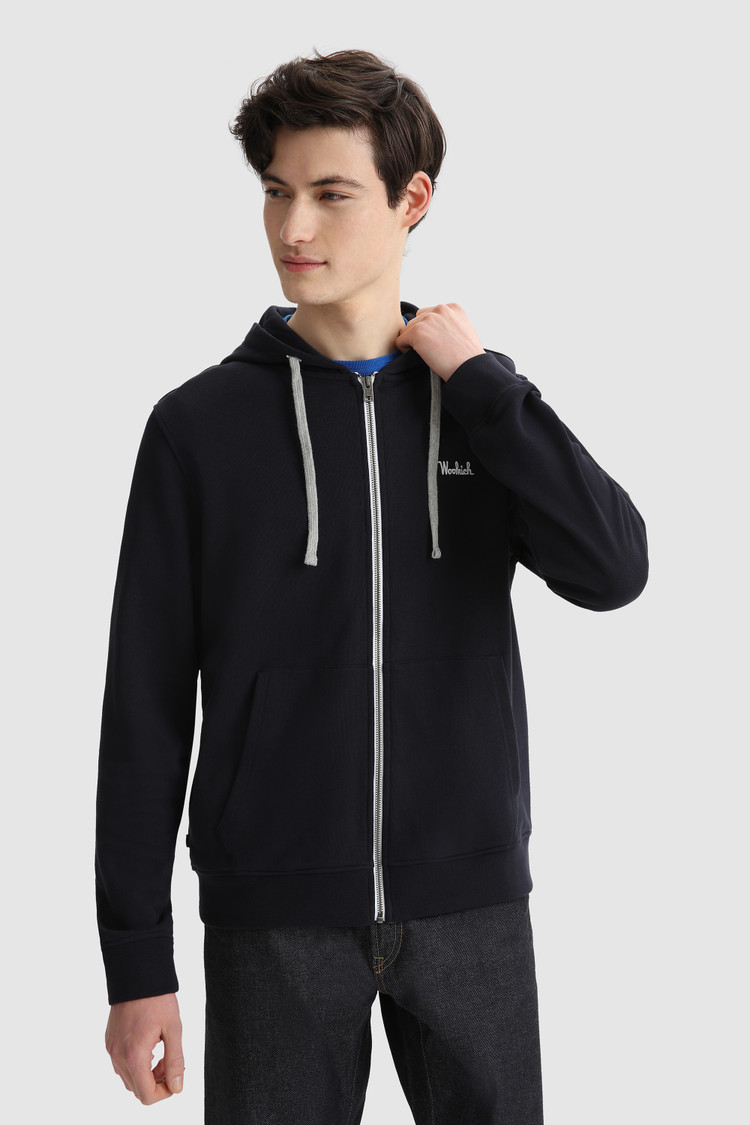 Essential full-zip hoodie