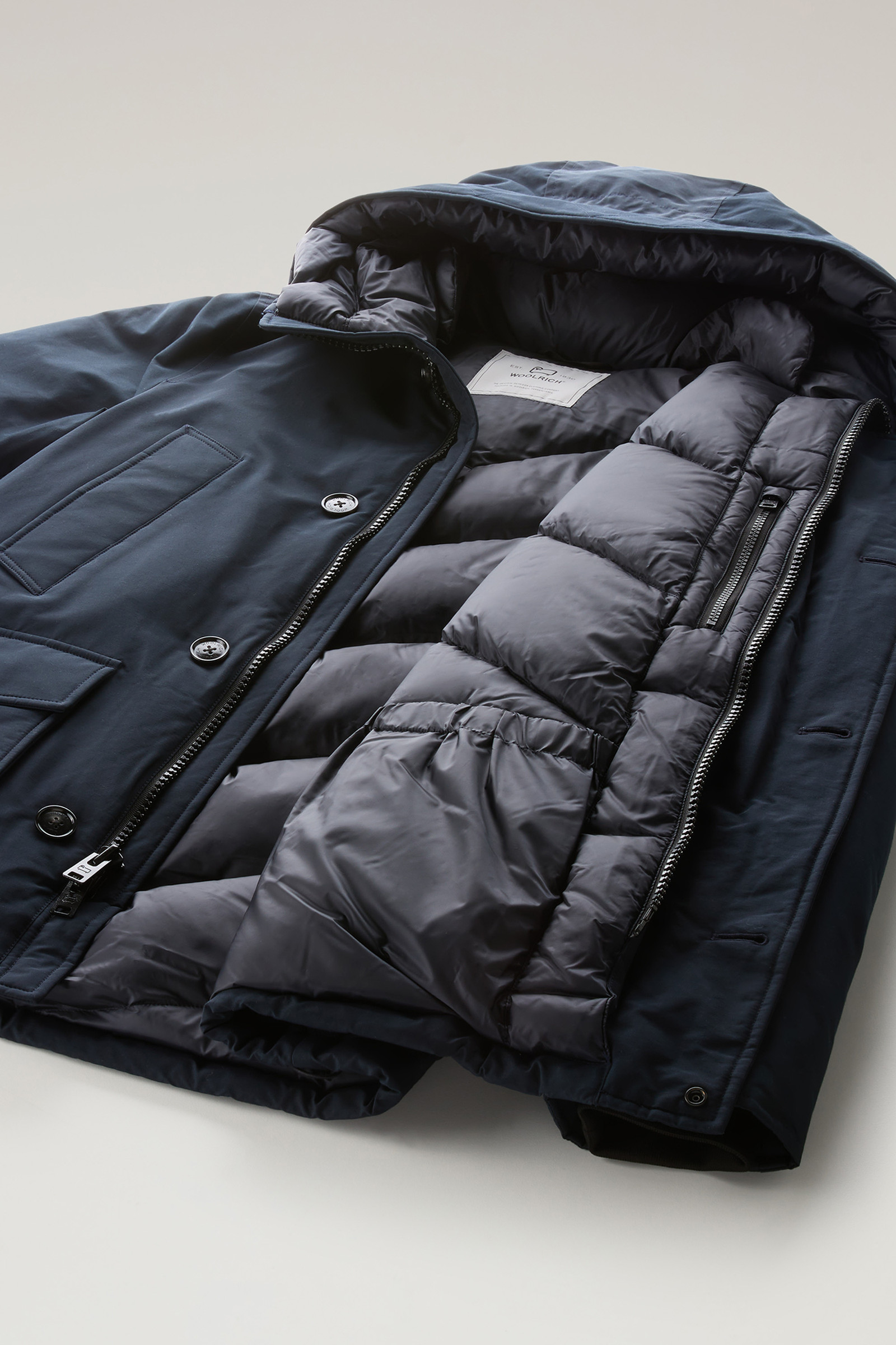 Arctic Anorak en Ramar Cloth bleu photo 10 | Woolrich