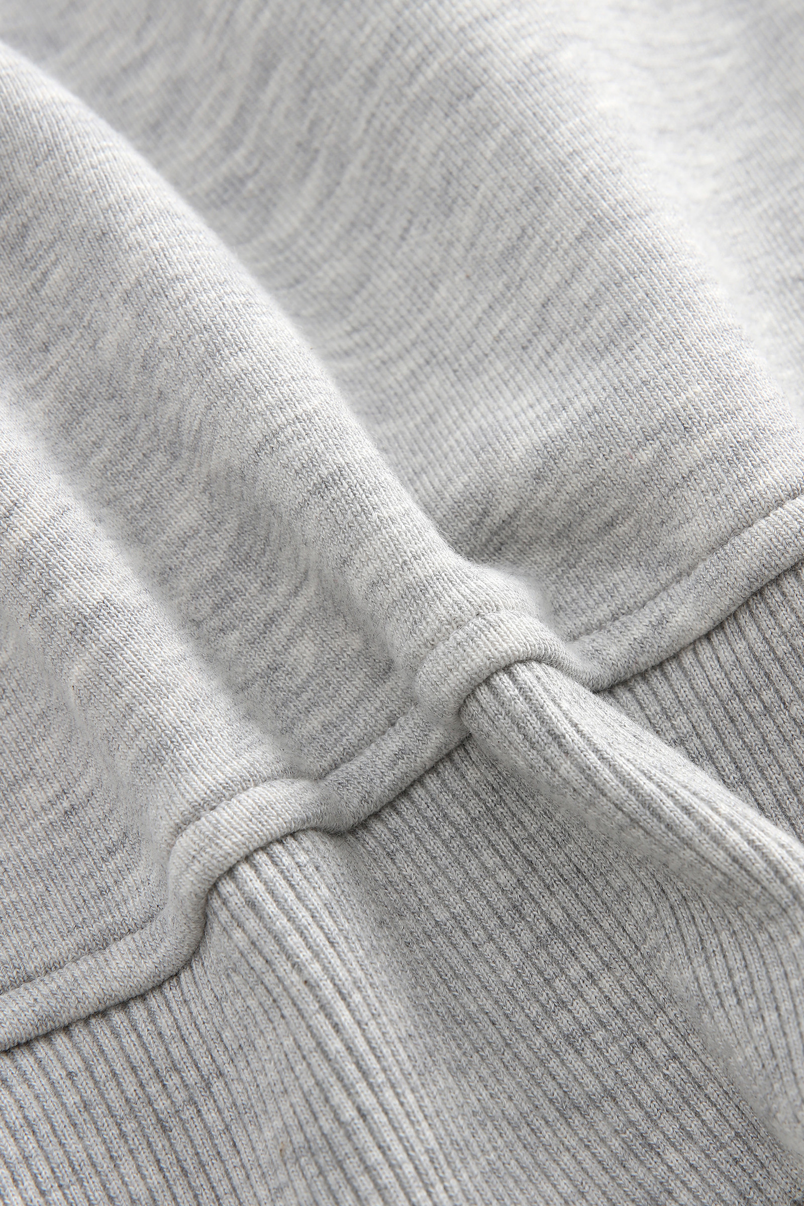 Luxe Track Sweatshirt with Embroidered Vintage Logo Grey photo 7 | Woolrich