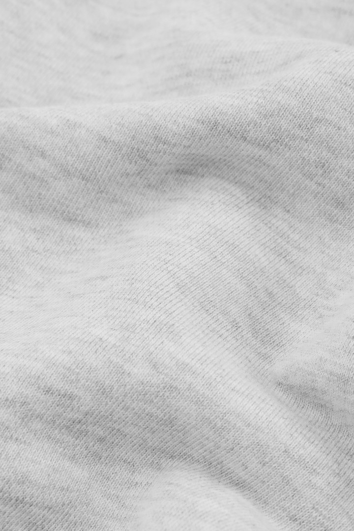 Sudadera con capucha de niña de algodón orgánico grey photo 5 | Woolrich