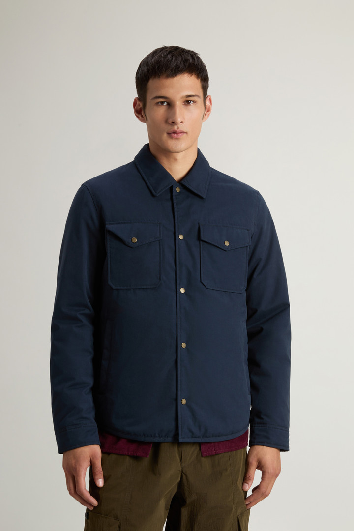 Mountain Cloth Overshirt Blue photo 1 | Woolrich