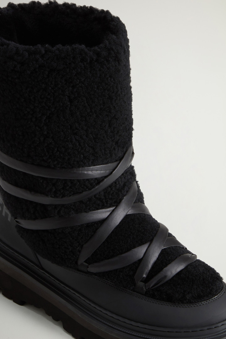 W'S PADDED BOOT Noir photo 5 | Woolrich