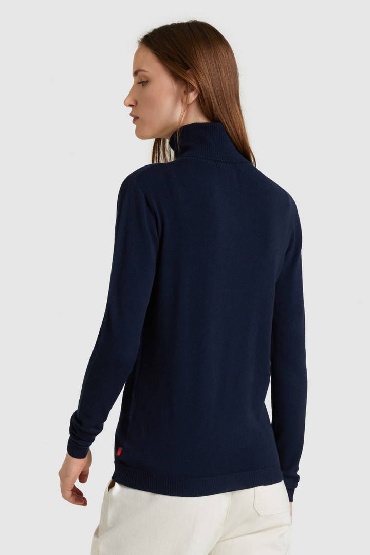 Stretch-Wool Turtleneck Sweater
