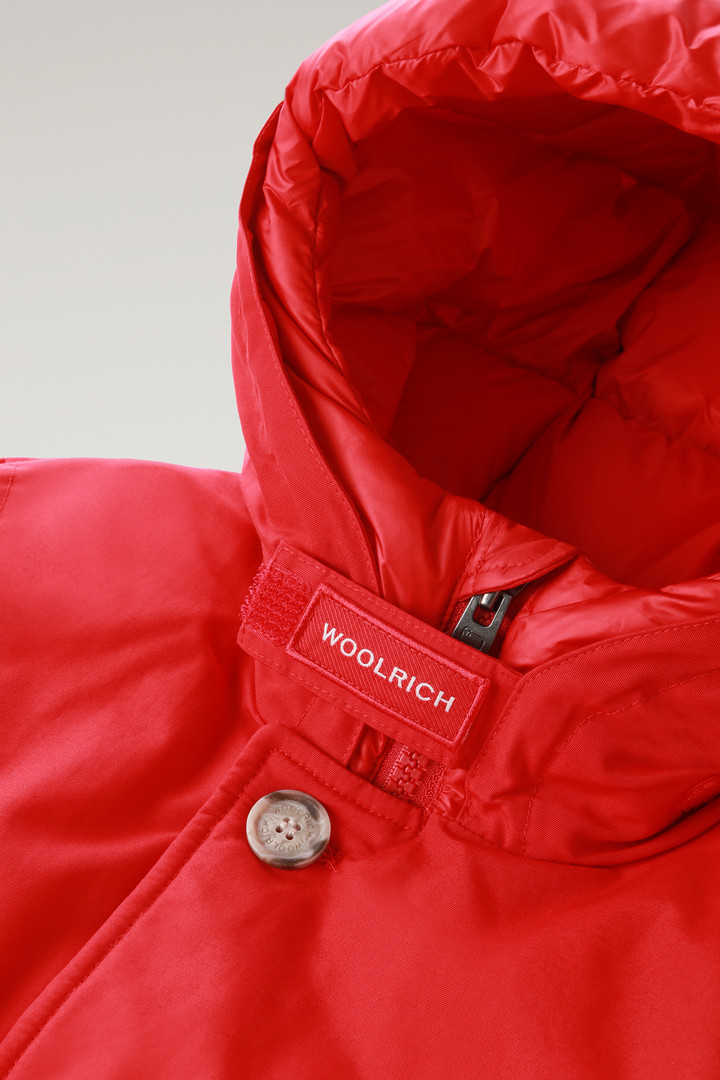 Boys' Arctic Parka in Ramar Cloth Red photo 4 | Woolrich