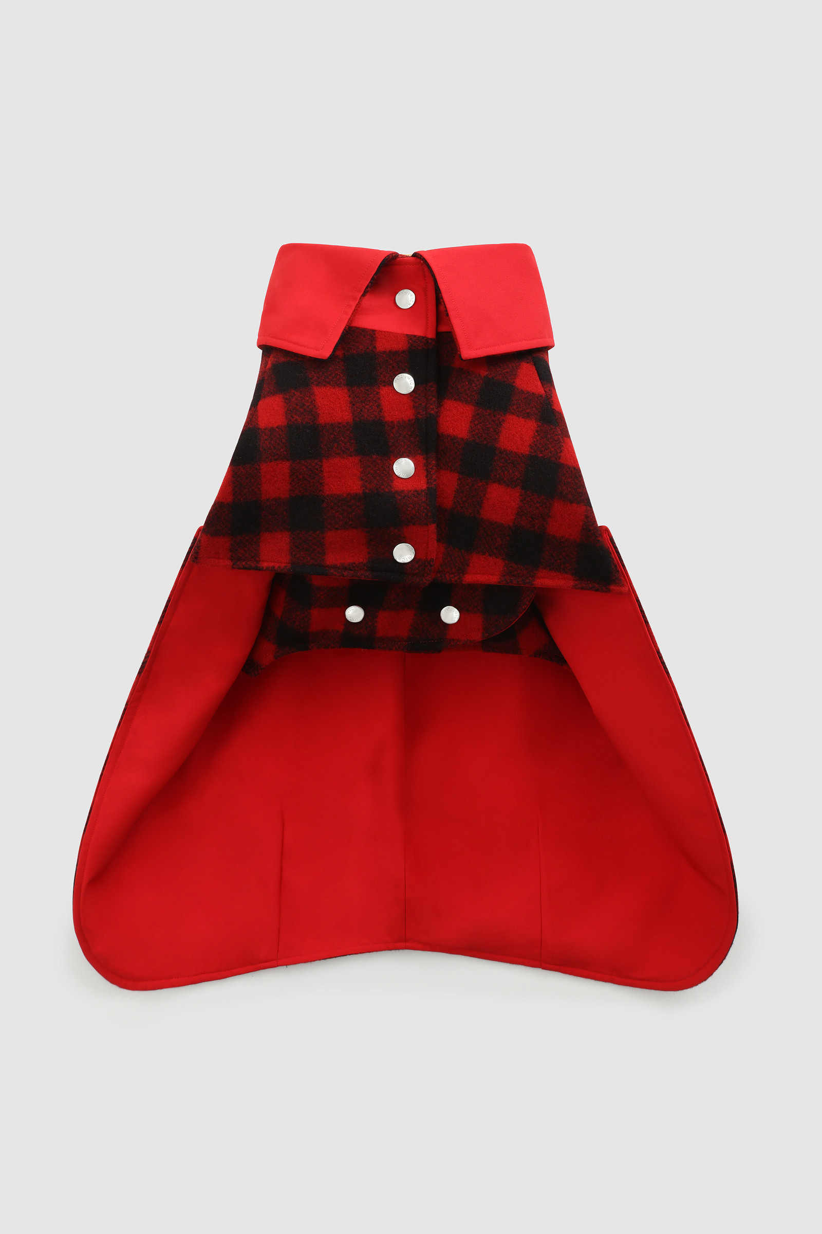 Surchemise à motif Buffalo Check pour grand chien Temellini / Woolrich Rouge photo 5 | Woolrich
