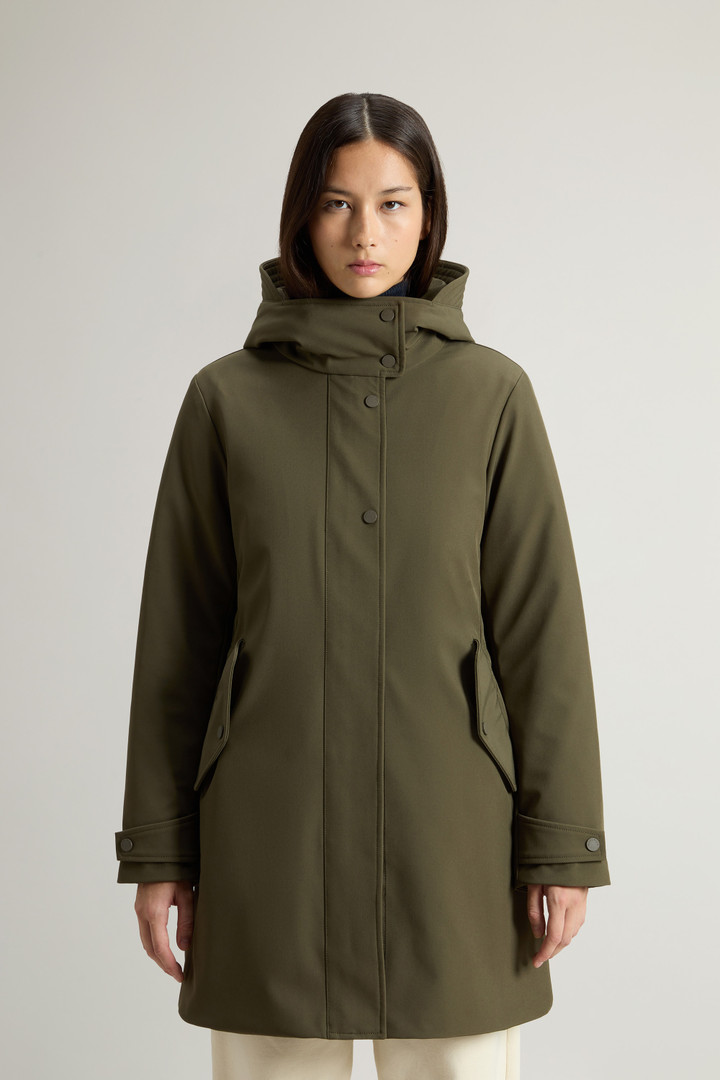 Firth Parka 2-en-1 en Tech Softshell Vert photo 1 | Woolrich