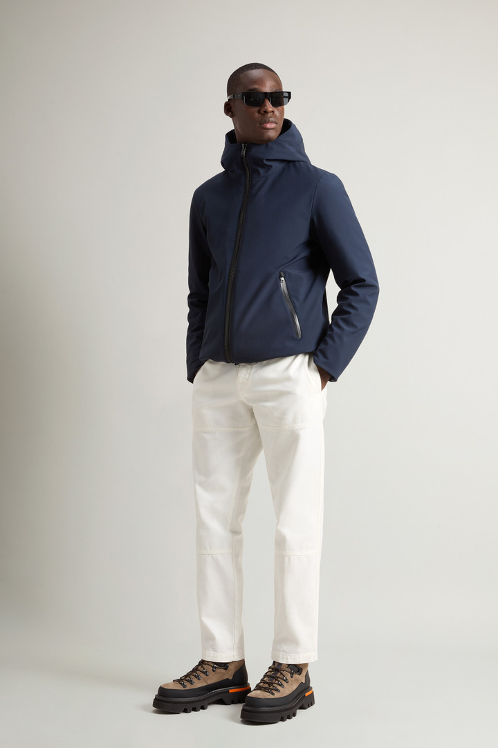 Pacific Jacket in Tech Softshell Blue photo 2 | Woolrich