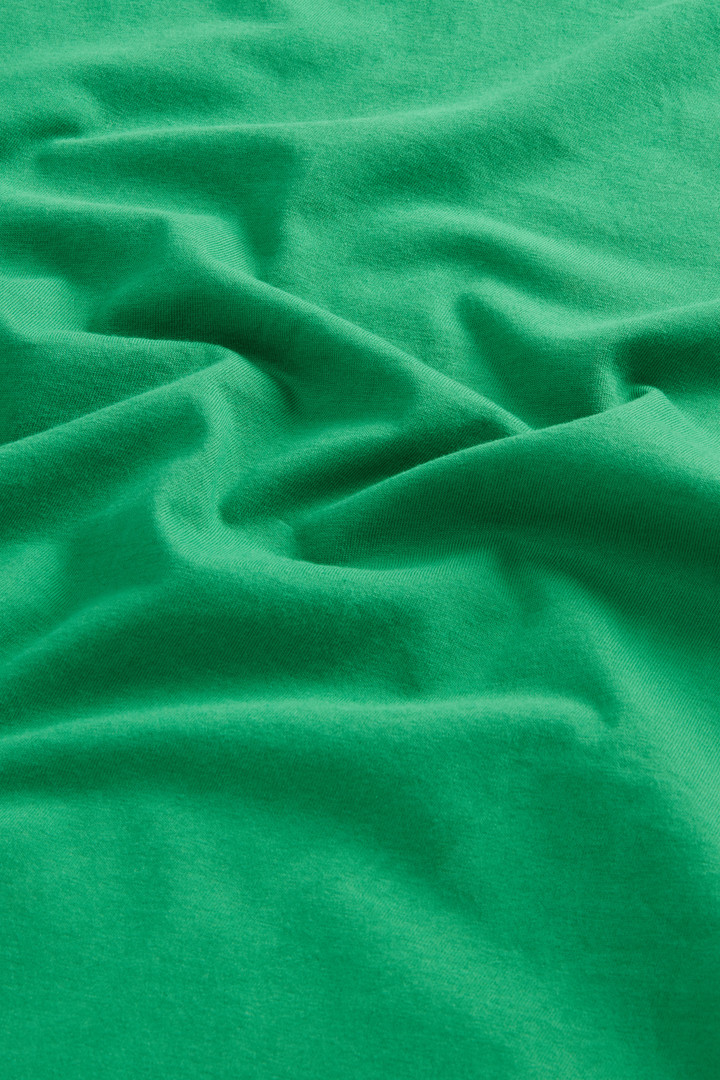 Pure Cotton T-shirt Green photo 7 | Woolrich