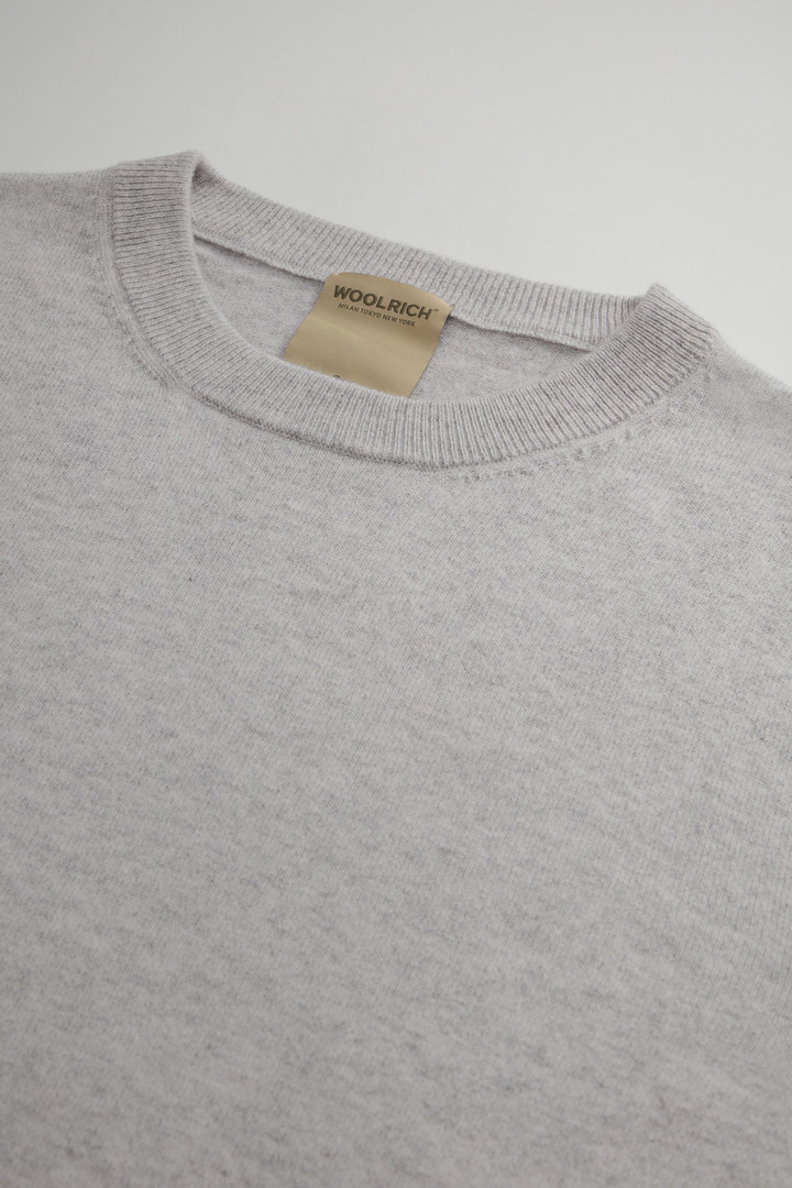 Pure Cashmere Crewneck Sweater Gray photo 6 | Woolrich