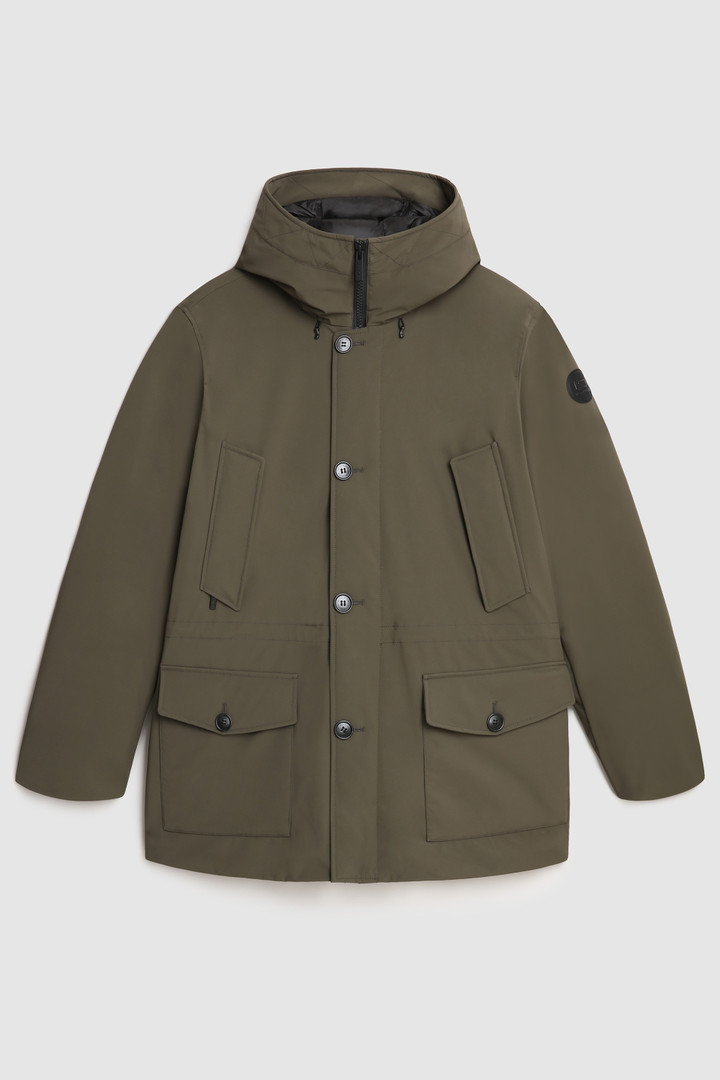Arctic Stretch Parka with Graphene Padding Green photo 7 | Woolrich