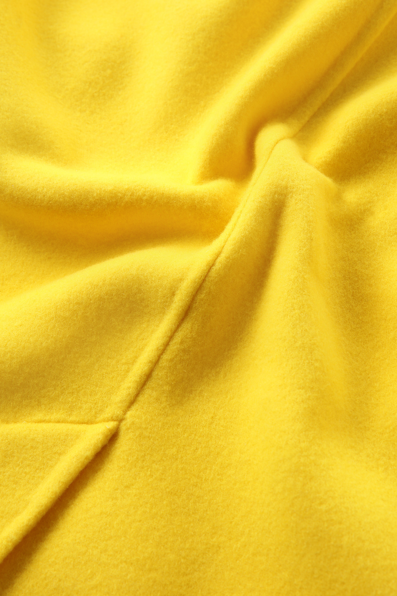 Manteco Virgin Double Wool Coat Yellow photo 9 | Woolrich