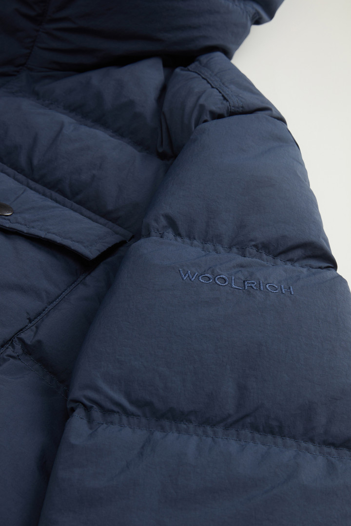 Parka trapuntato in nylon tinto in capo Blu photo 7 | Woolrich