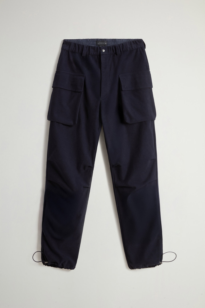 Pantaloni in cotone elasticizzato by Todd Snyder Blu photo 4 | Woolrich