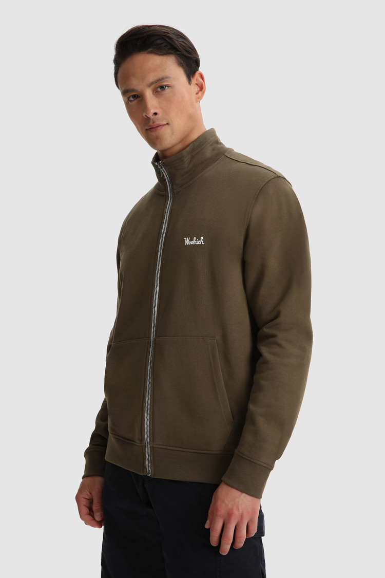 Essential Track sweater with embroidered logo