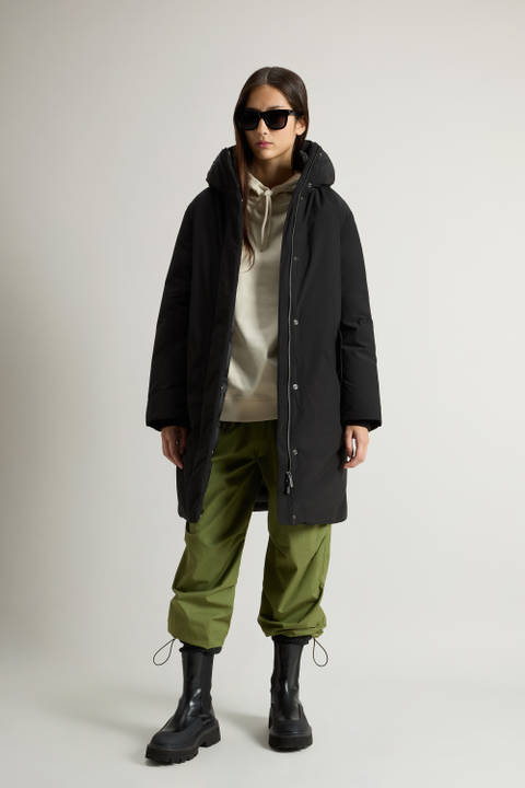 Cocoon Parka aus Urban Touch Schwarz | Woolrich