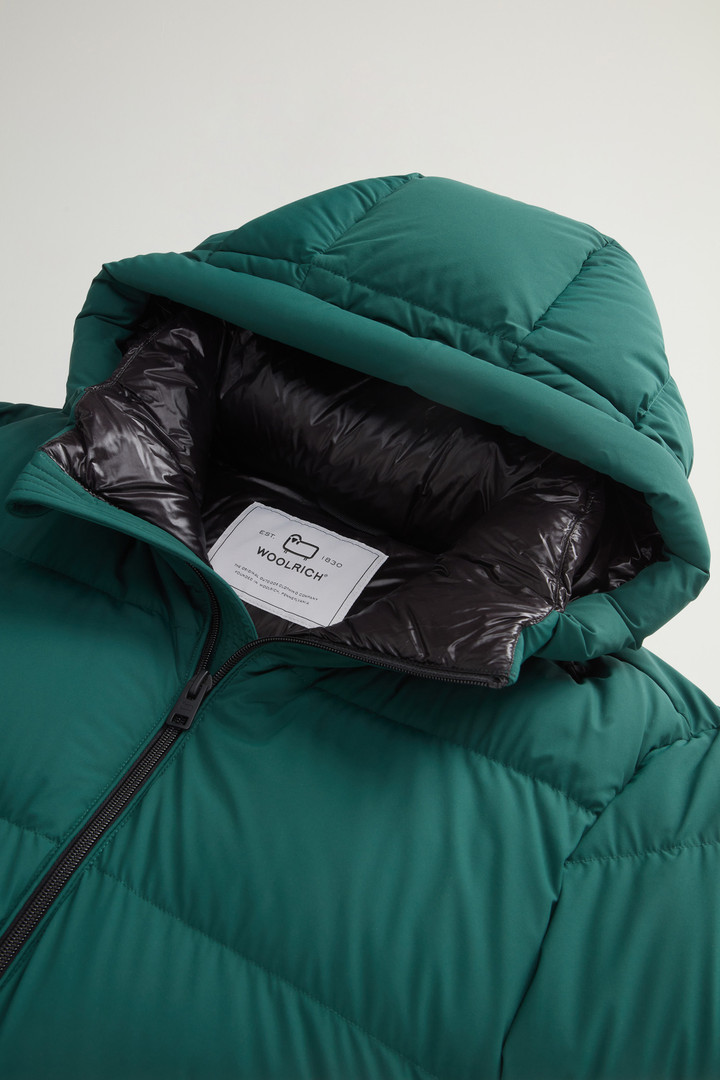 Sierra Supreme Down Jacket in Stretch Nylon Green photo 6 | Woolrich