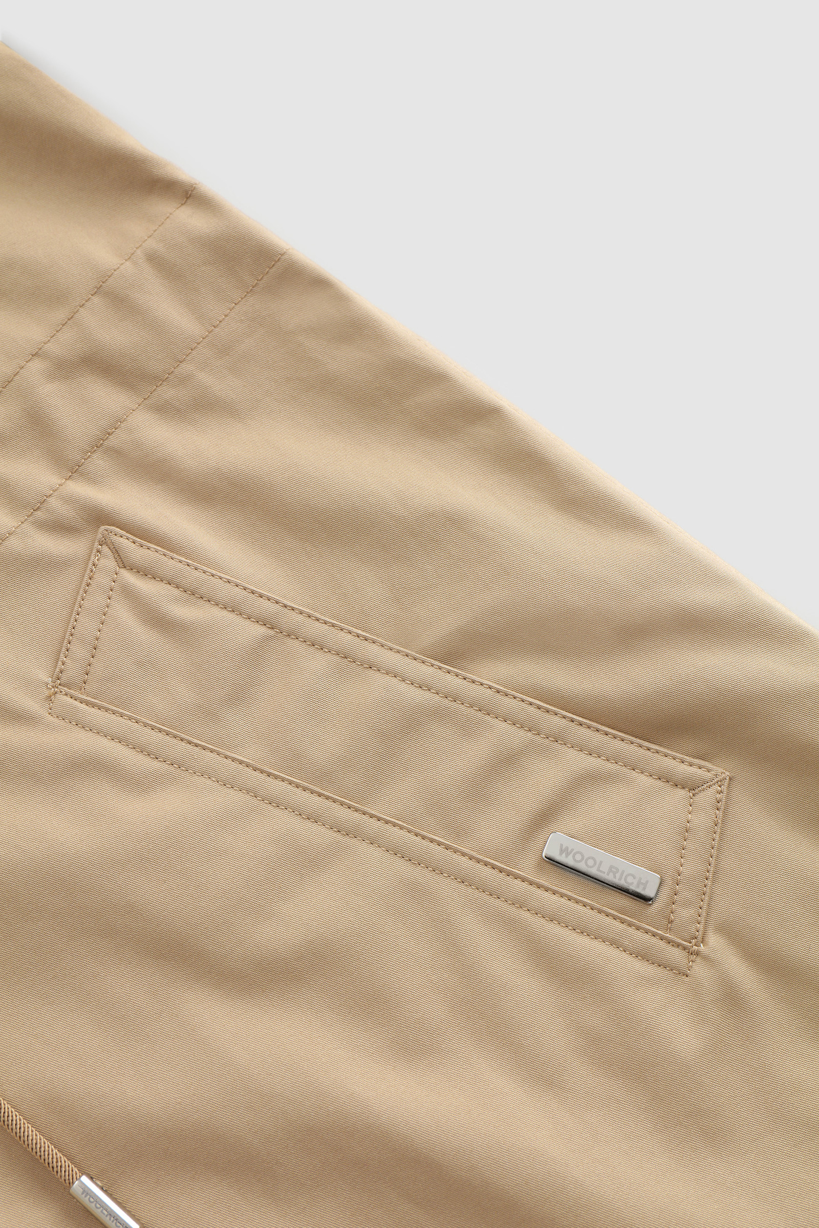 Parka légère Havice avec doublure à carreaux imprimés beige photo 6 | Woolrich