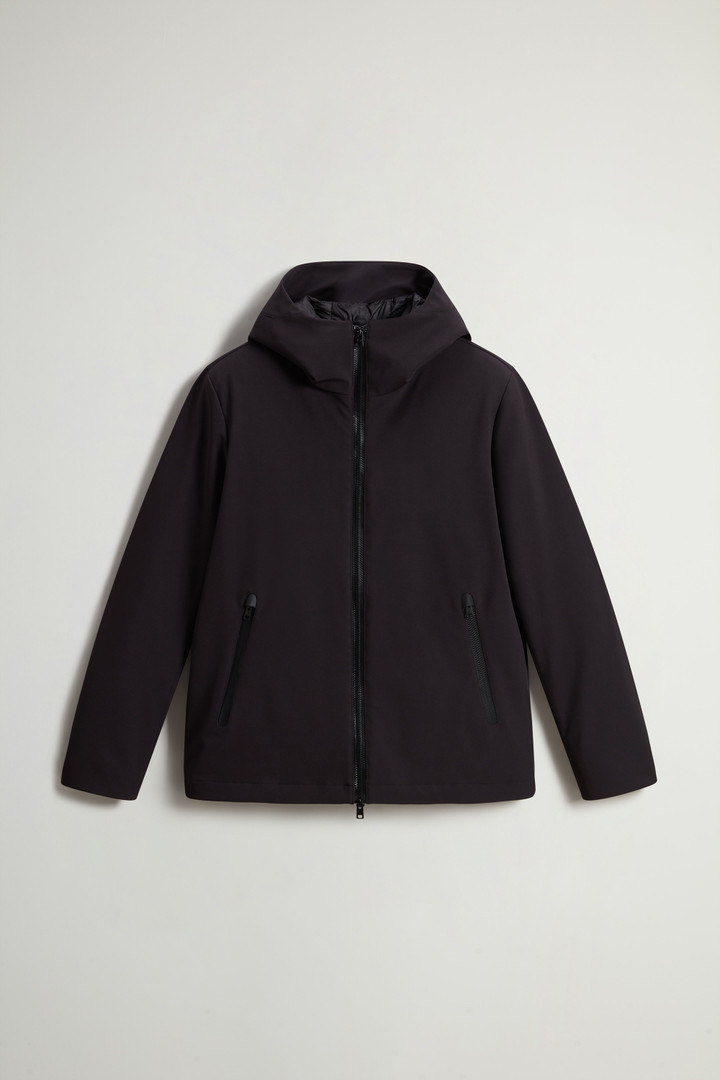 Pacific Jacket in Tech Softshell Black photo 5 | Woolrich