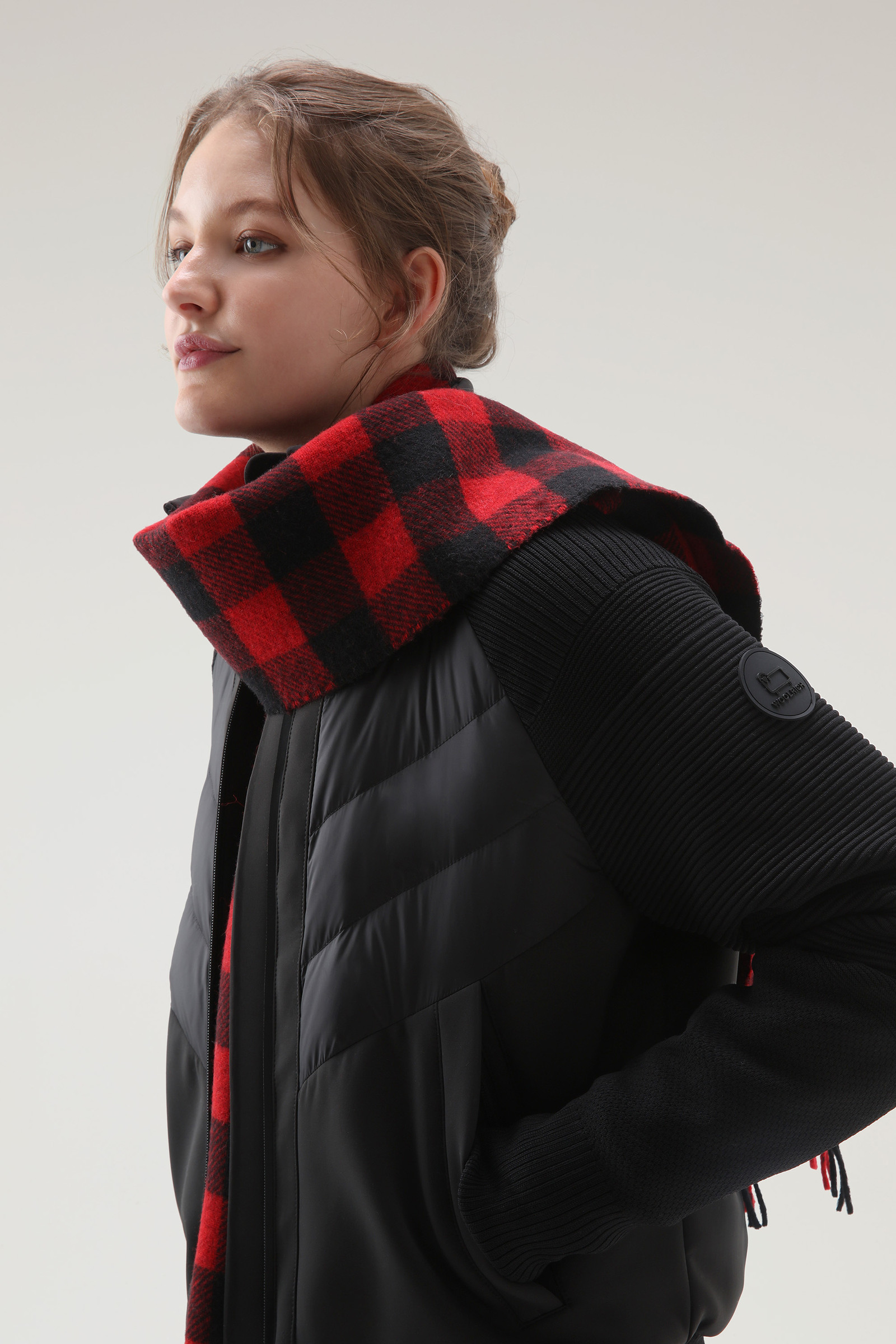 Stretch Suffolk Bomber in Microfiber and Softshell Black photo 4 | Woolrich