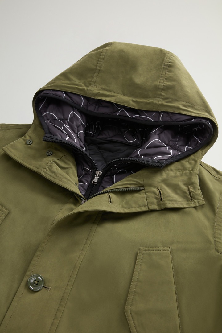 3-in-1 Mountain Cloth Parka with Camouflage Inner Jacket Green photo 8 | Woolrich