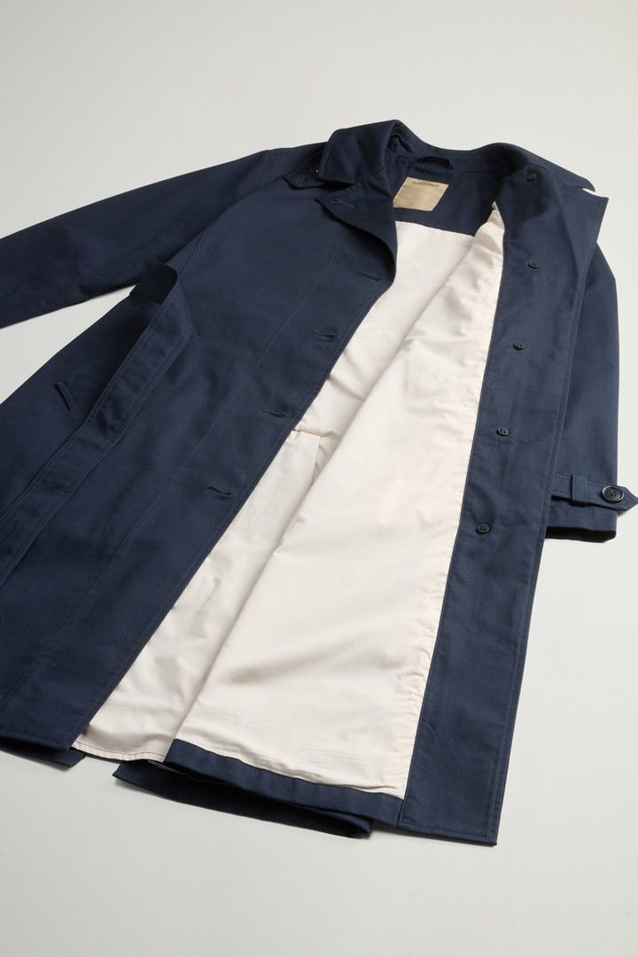 Trenchcoat aus reiner Baumwolle Blau photo 9 | Woolrich