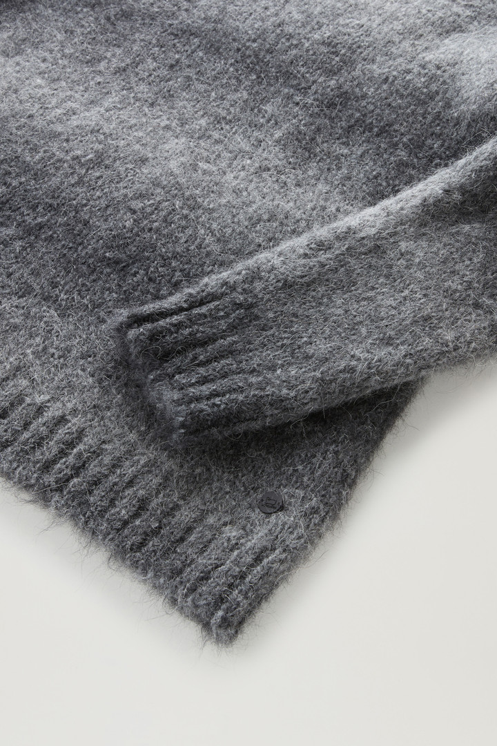 Turtleneck Sweater in Alpaca Blend with Dégradé Effect Gray photo 3 | Woolrich