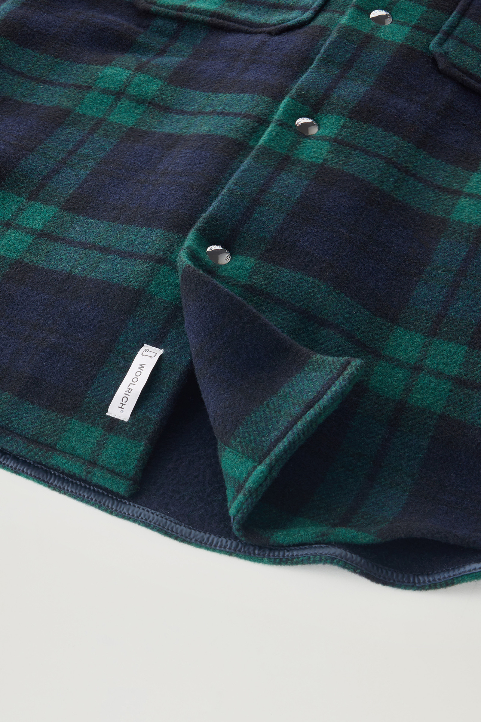 Overshirt with Detachable Padded Bib and Hood Black photo 9 | Woolrich