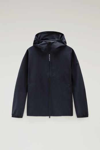 Waterproof Pacific Hooded Jacket Blue | Woolrich