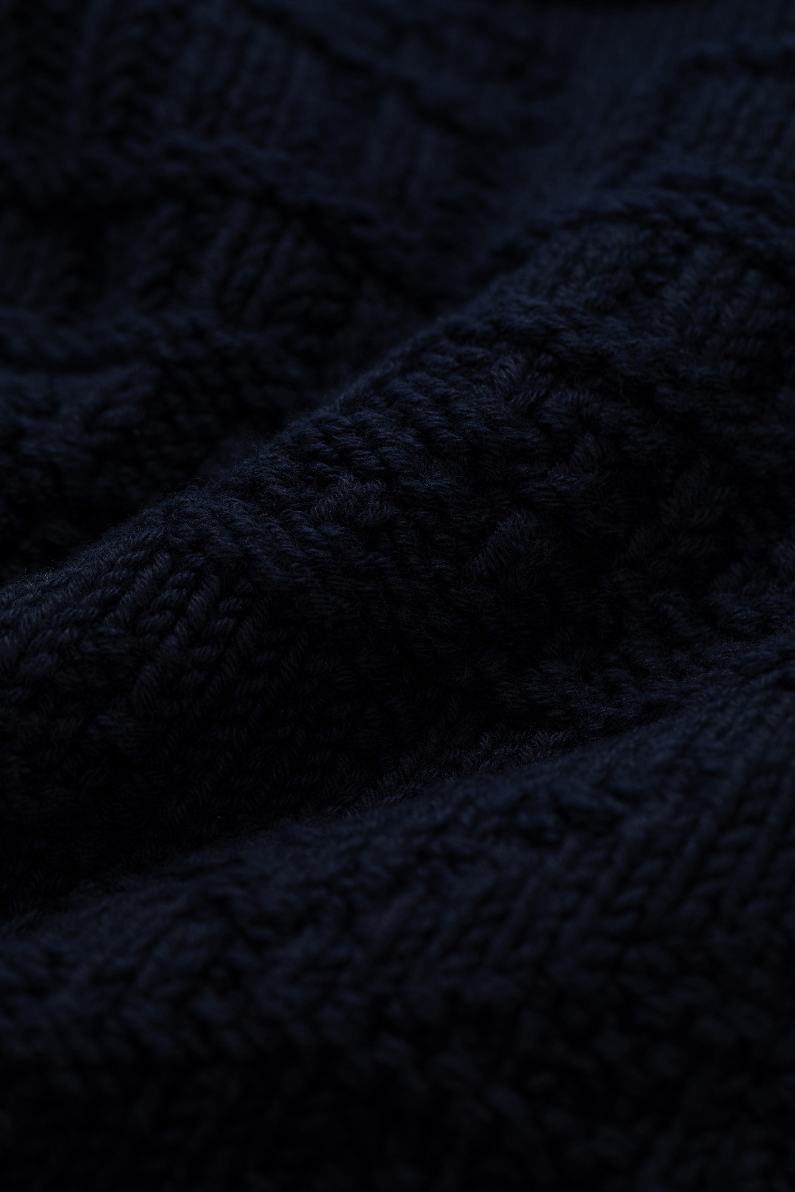 Cotton Blend Crewneck Sweater - Aimé Leon Dore / Woolrich Blue photo 2 | Woolrich