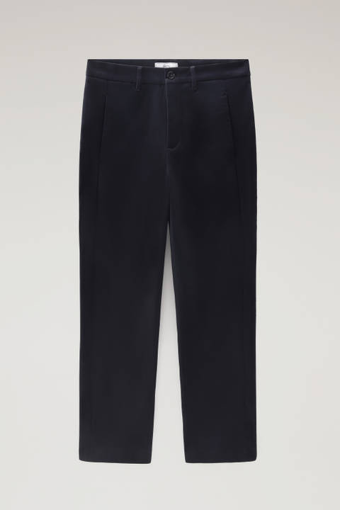Stretch Cotton Twill Pants Blue photo 2 | Woolrich