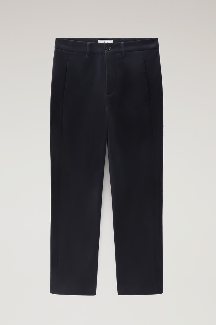 Stretch Cotton Twill Pants Blue photo 3 | Woolrich