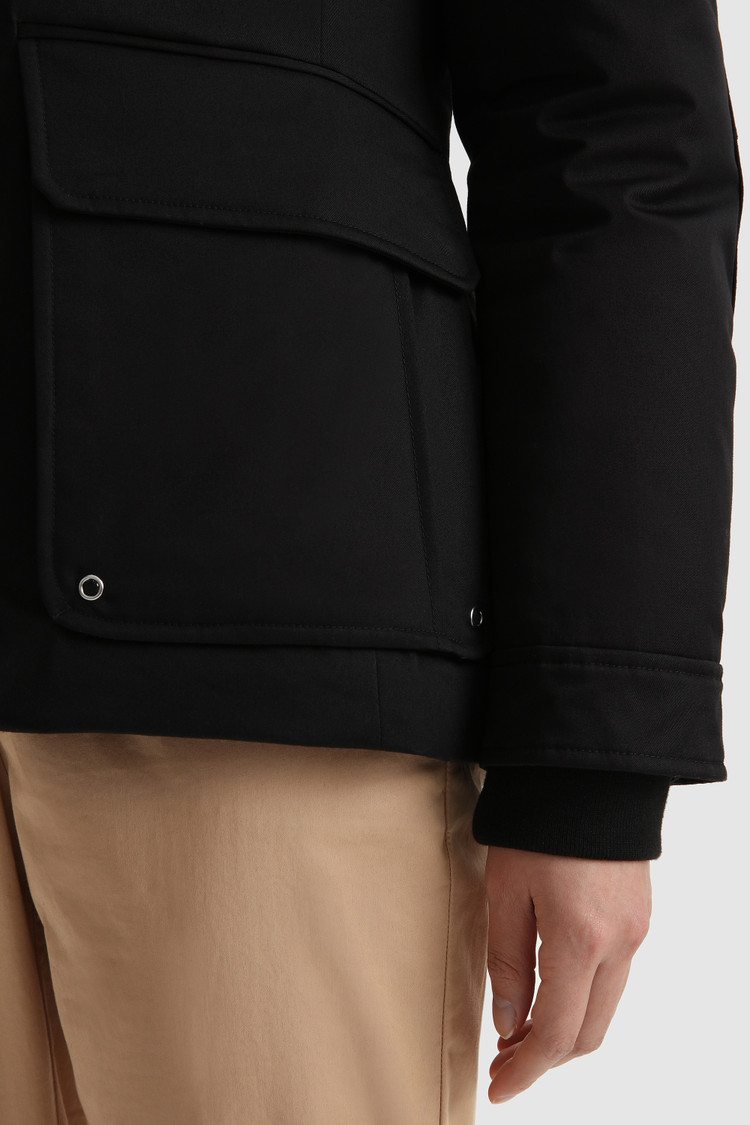 Yetna Parka con coulisse e cappuccio removibile