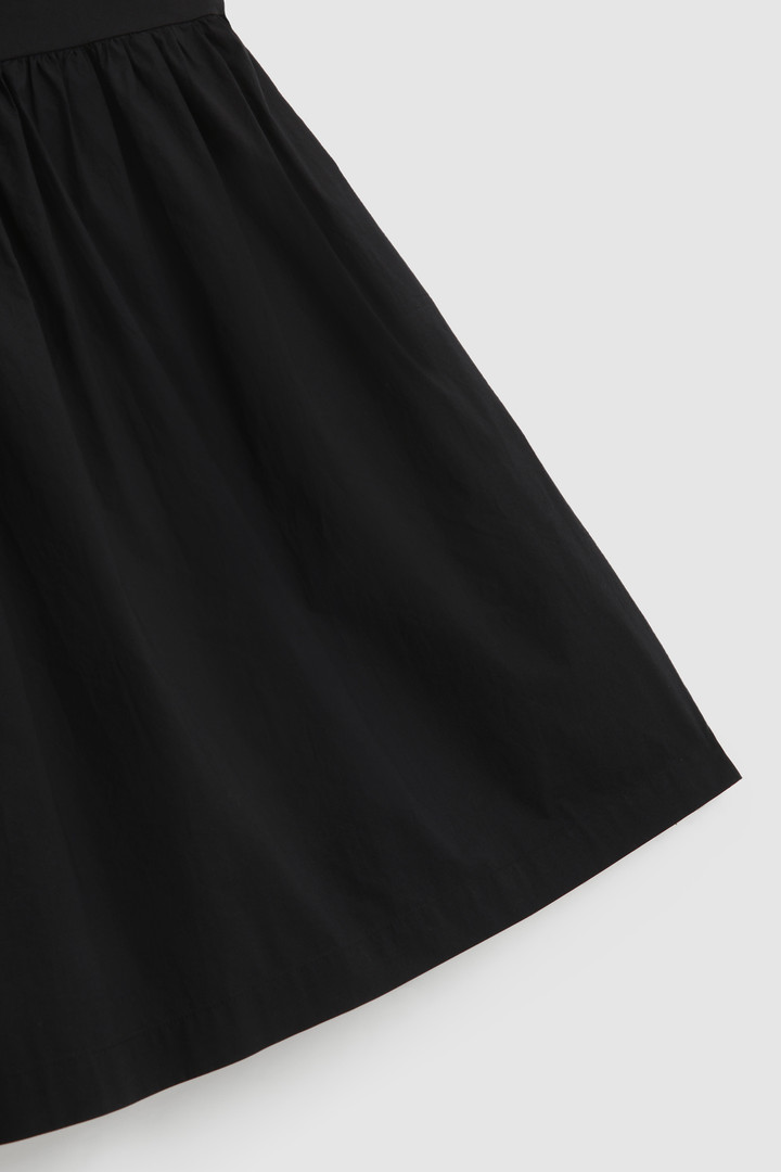 Vestido de popelina con manga larga