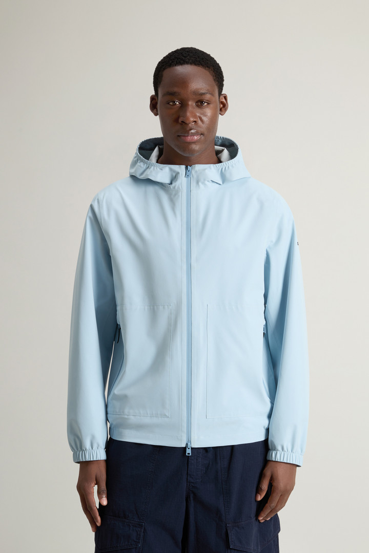 Waterproof Pacific Jacket in Two-Layered Fabric Blue photo 1 | Woolrich