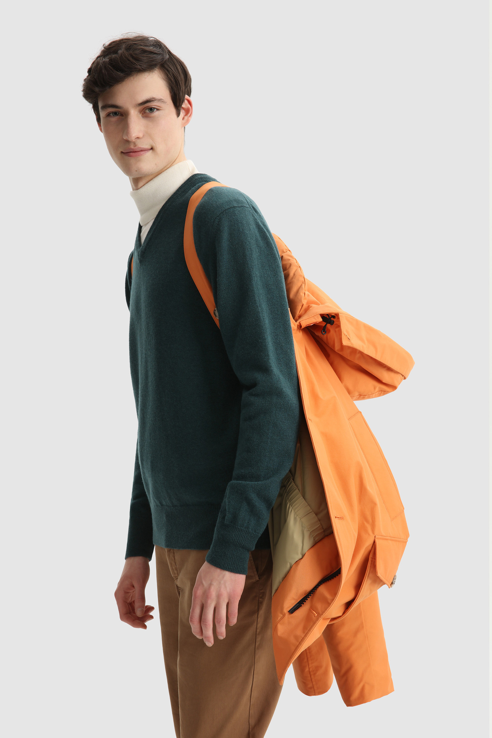 Arctic Anorak with removable fur Orange photo 7 | Woolrich