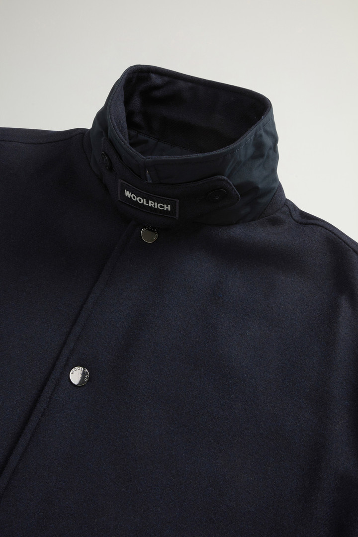 Keating Overshirt in Recycled Italian Wool Blend Blue photo 6 | Woolrich