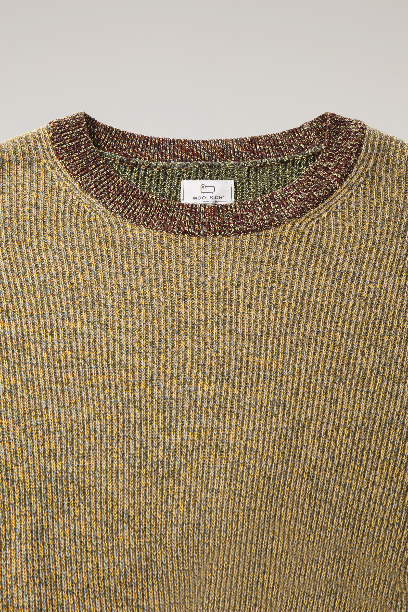 Color-block Ribbed Dress Khaki photo 6 | Woolrich