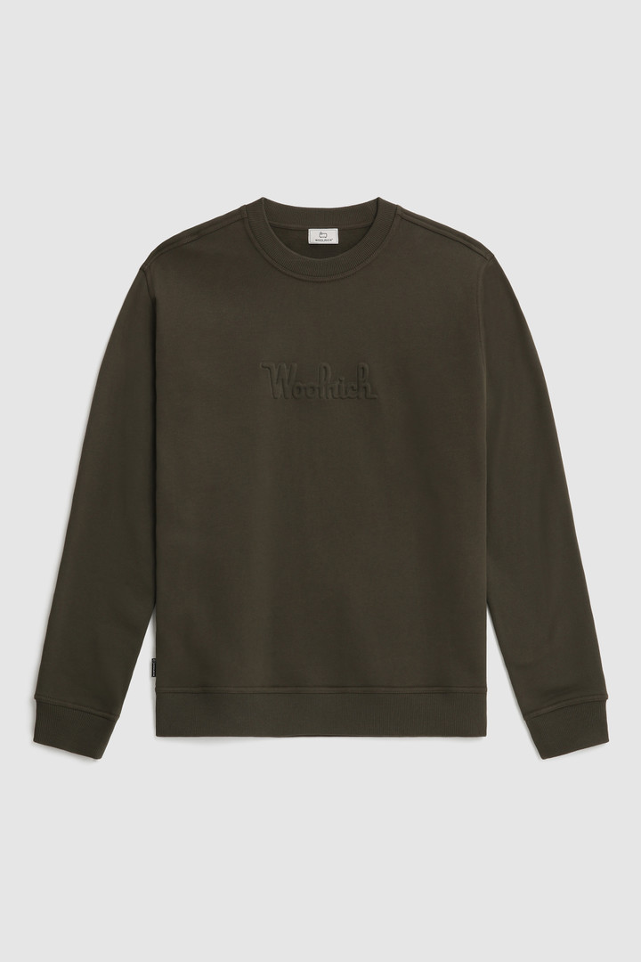 Jersey Luxe con cuello redondo y logotipo en relieve
