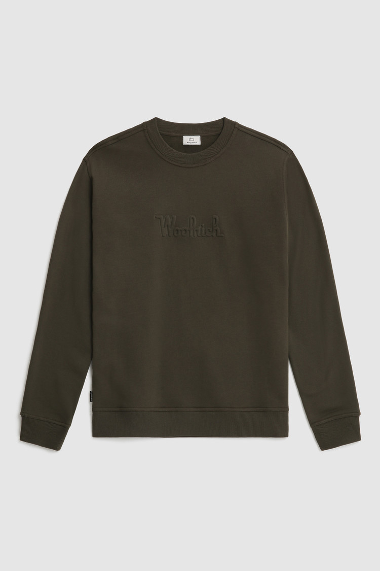 Jersey Luxe con cuello redondo y logotipo en relieve