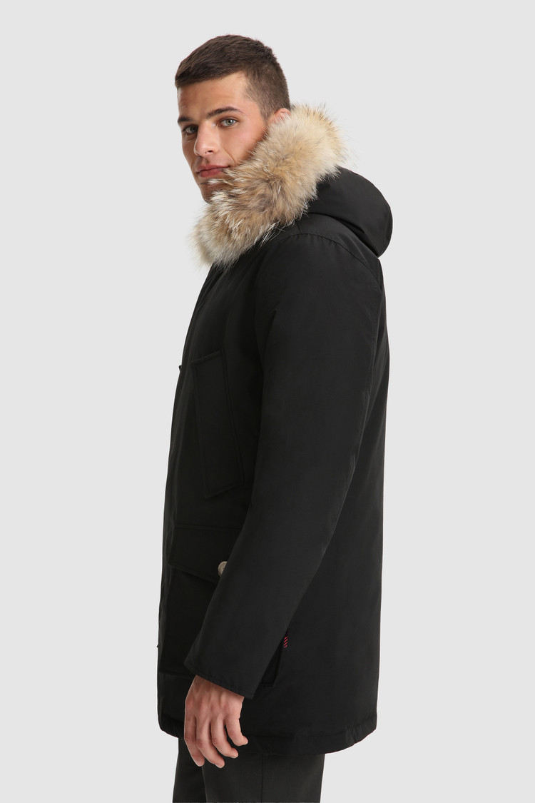 arctic parka with detachable fur