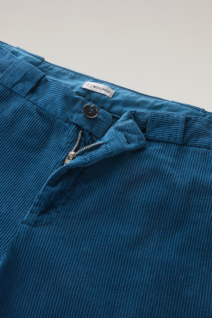 Garment-Dyed Pants in Corduroy Blue photo 2 | Woolrich