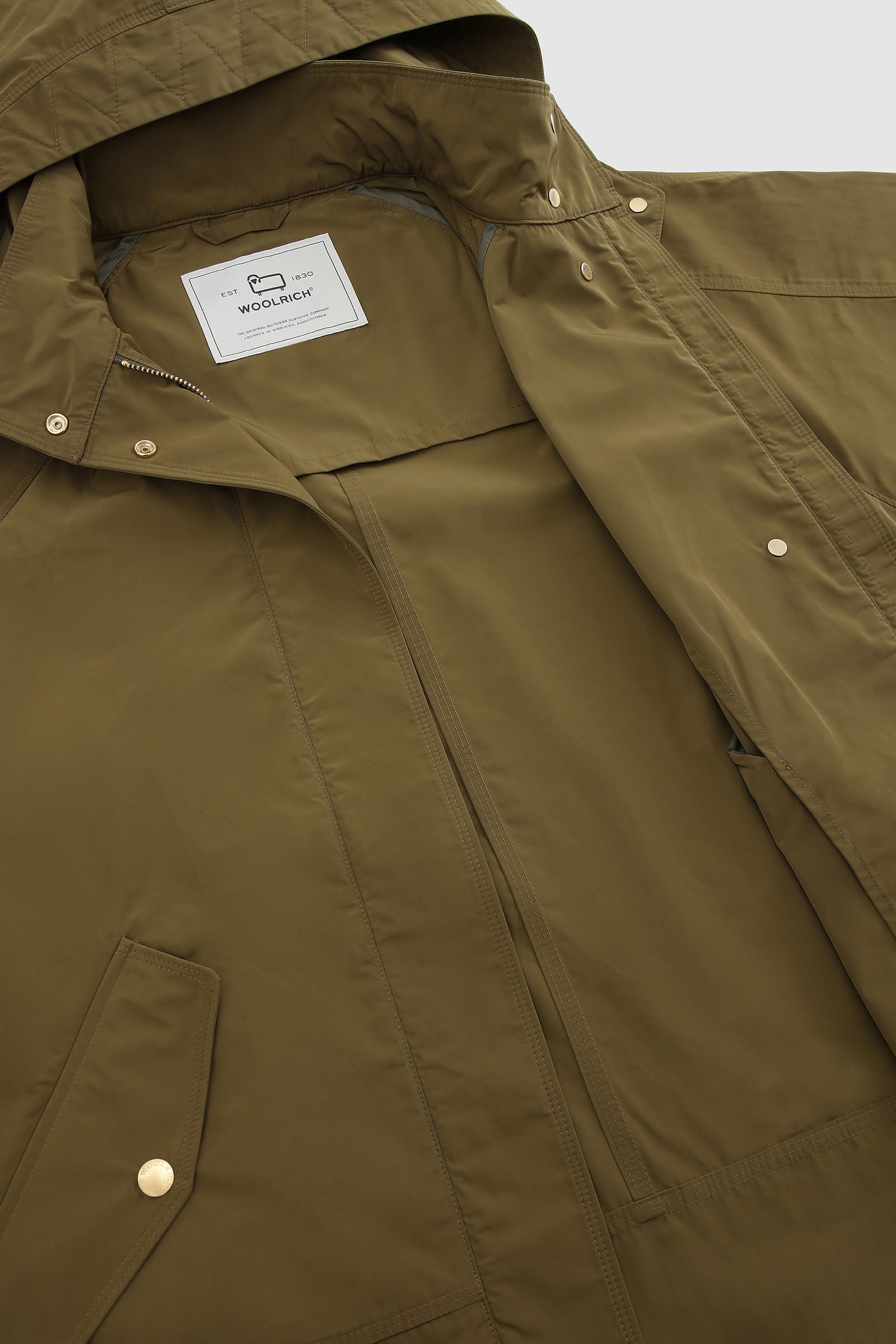 City Anorak with Detachable Hood Green photo 11 | Woolrich