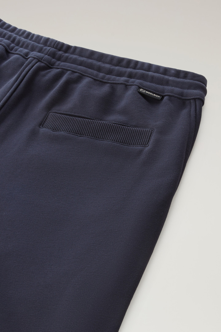Pantalon de sport en coton molletonné léger Bleu photo 7 | Woolrich
