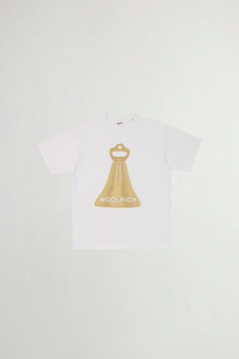 T-shirt Bell en pur coton Blanc photo 1 | Woolrich
