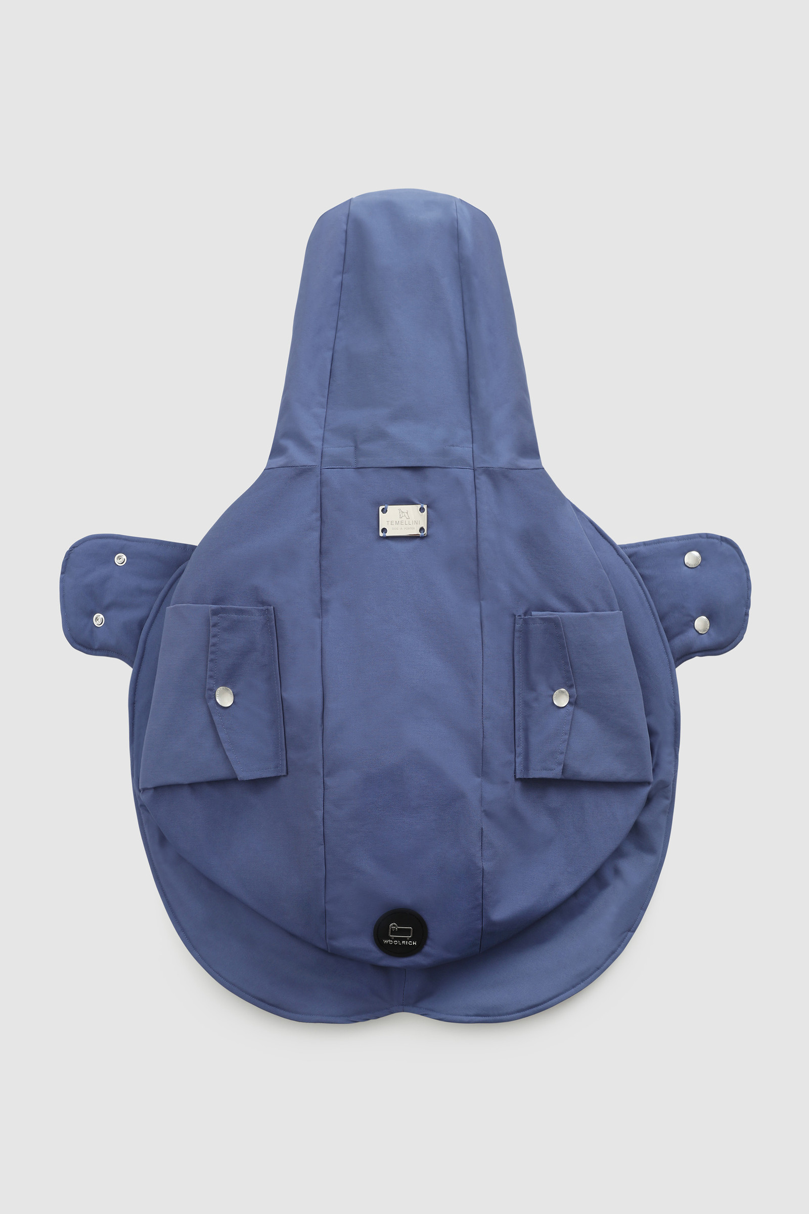Temellini / Woolrich Parka für großen Hund Blau | Woolrich