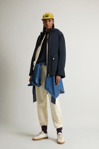 Urban Touch Hooded Jacket Blue | Woolrich