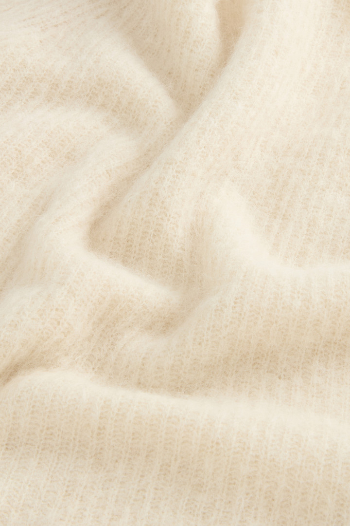 Rollkragenpullover aus Alpaka-Wollmischung Weiß photo 6 | Woolrich