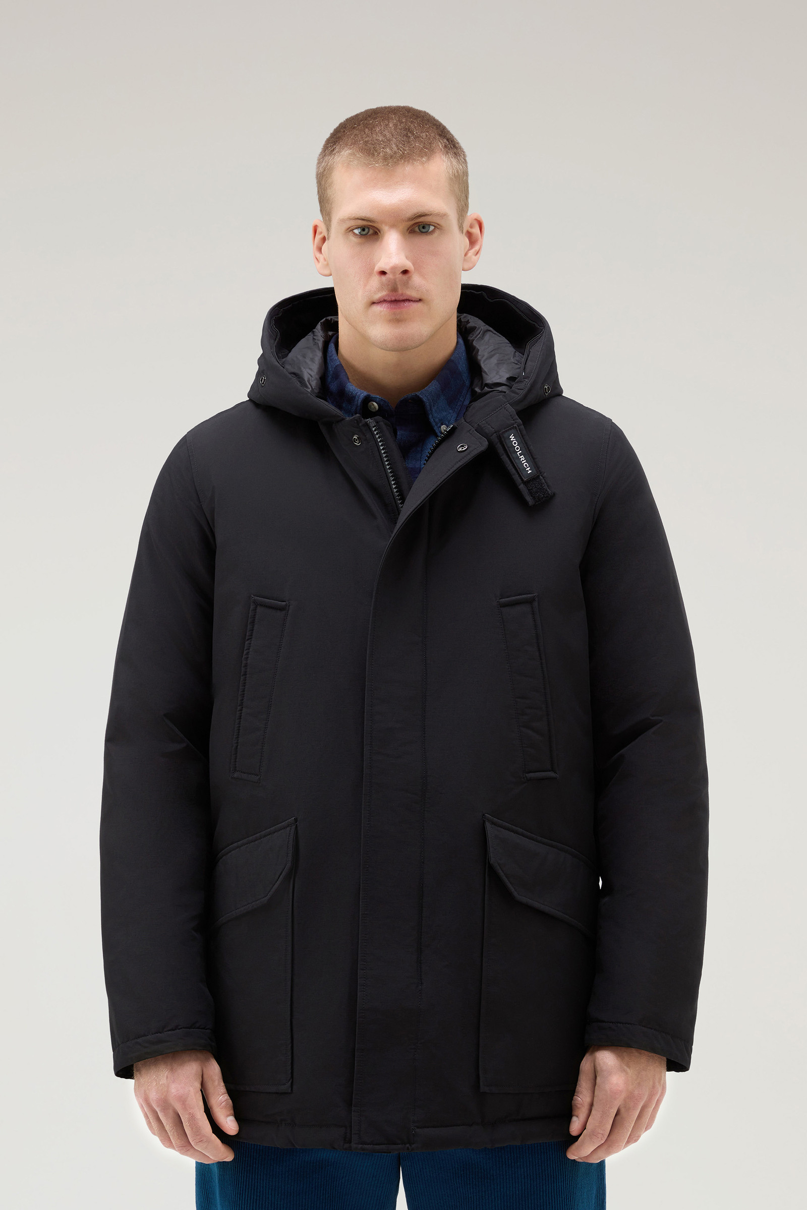 Daytona Parka aus Ramar Cloth mit abnehmbarem Fell schwarz photo 4 | Woolrich