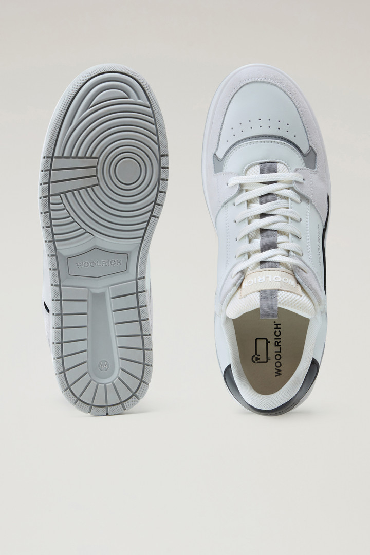 Sneakers Classic Basket in pelle scamosciata Bianco photo 3 | Woolrich