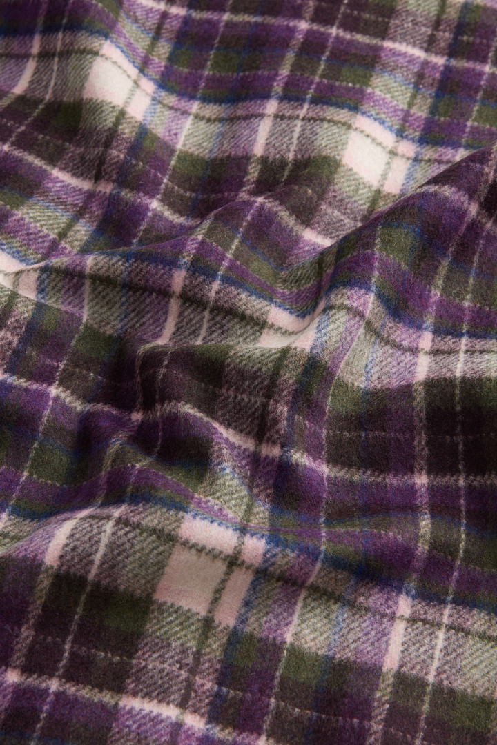 Giacca a camicia in misto lana italiana riciclata Manteco Viola photo 10 | Woolrich